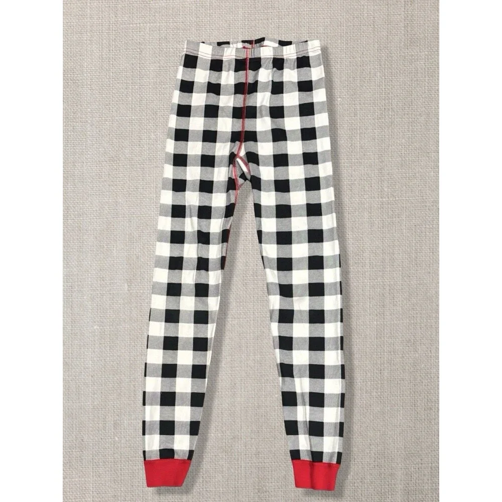 Hanna Andersson Buffalo Plaid Pajama Pants 12 Organic Cotton Christmas Holiday